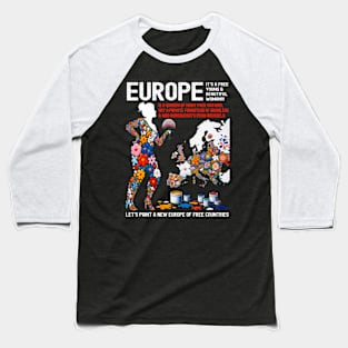 YRFoE - Young Rebellious Flowers of Europe Aparel Baseball T-Shirt